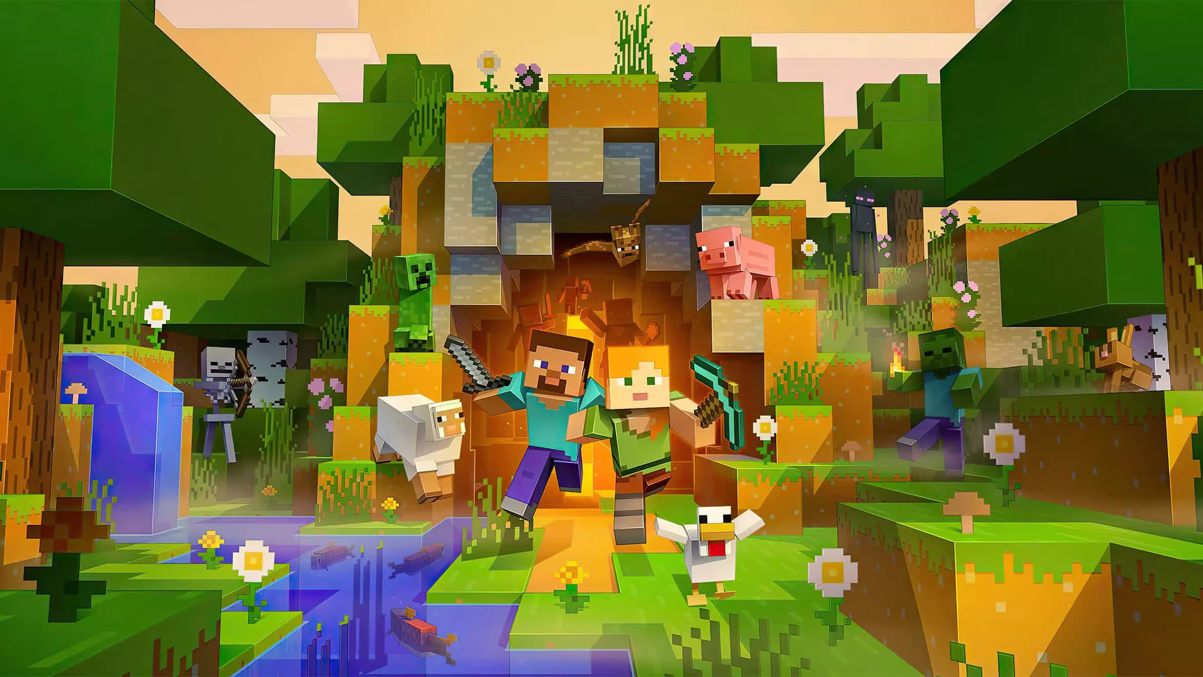 تحميل لعبة ماين كرافت Minecraft 2024 الإصدار الأخير